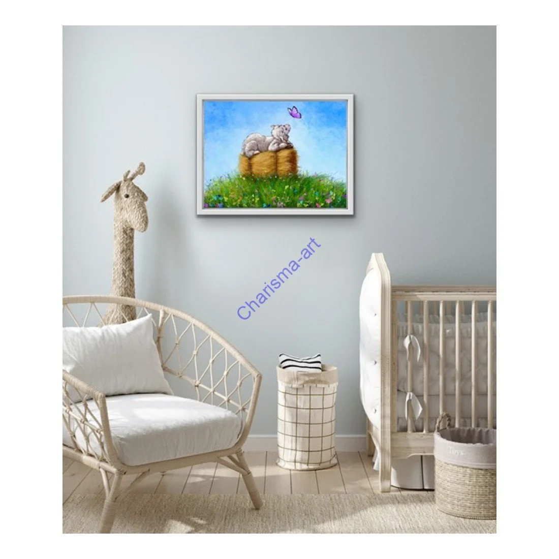 enchanted-lamb-nursery-wall-art