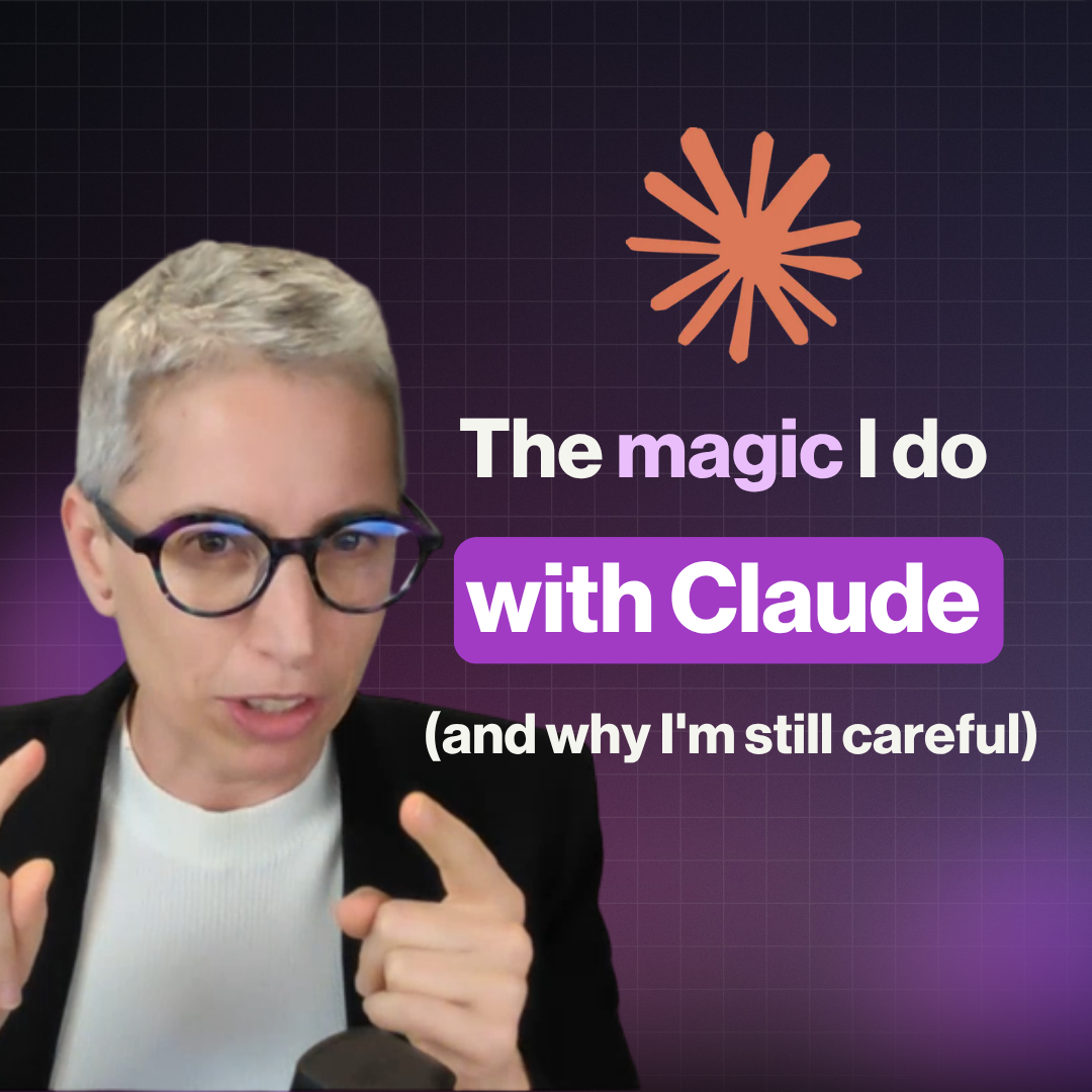 The magic I do with Claude (and why I'm still careful)