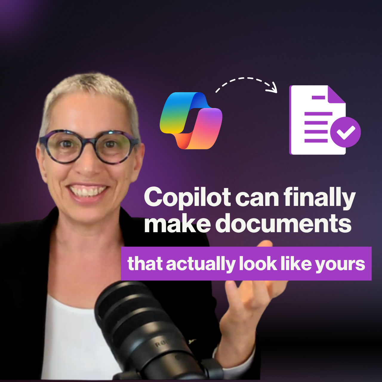 Copilot can finally make documents that actually look like yours