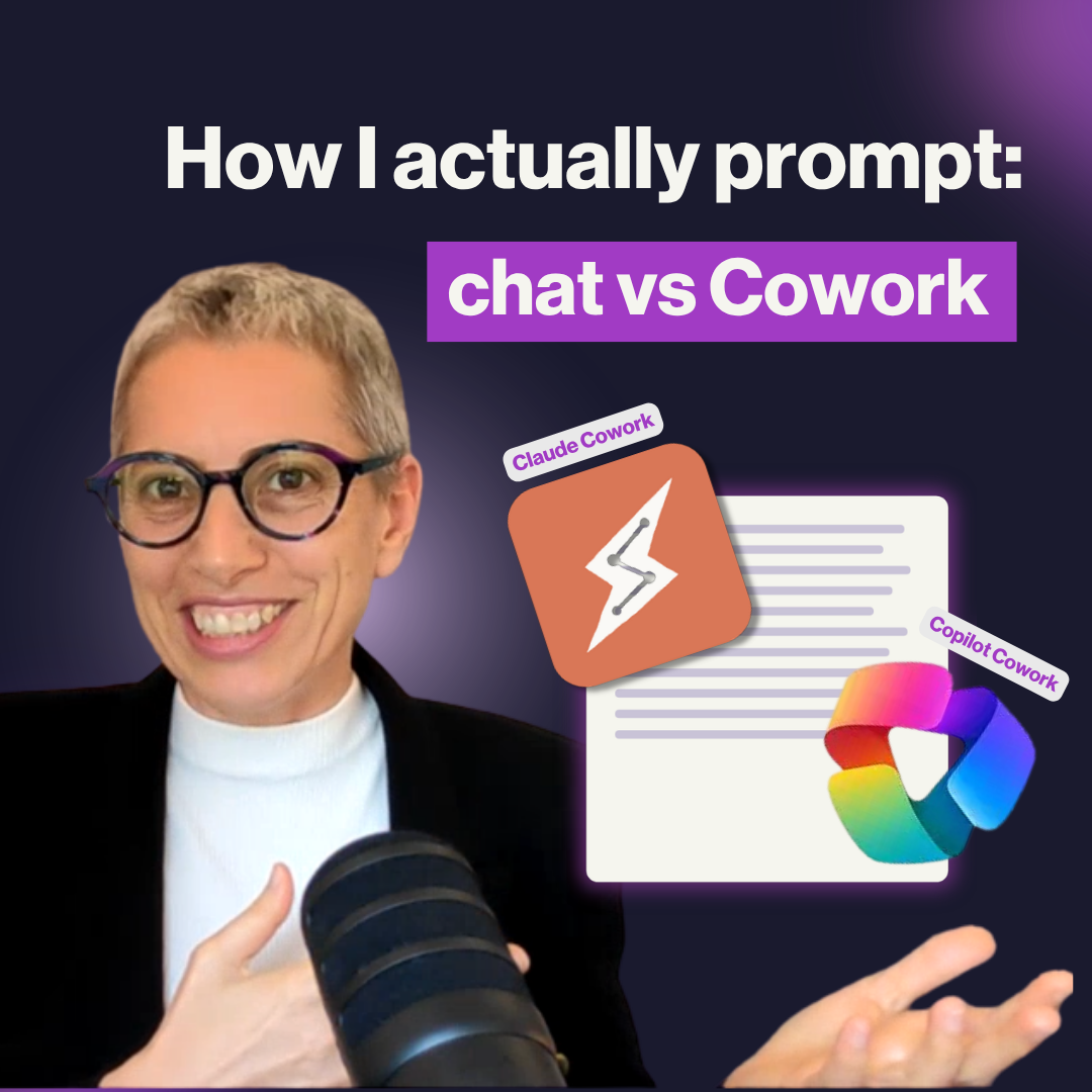 How I actually prompt: chat vs Cowork