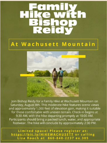Family Hike with Bishop Reidy