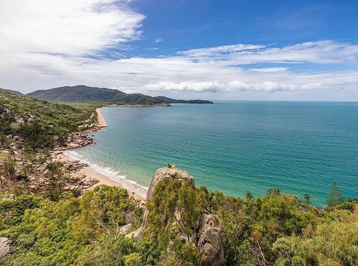 The view across Rocky and Nelly Bay has to be one of our best.⁠
⁠
We can spy Bremner Point in the distance. That's where you'll meet the sweet Allied Rock Wallabies who call #magneticisland home 🦘⁠
⁠
Photo via @nolanphotoimg⁠
⁠
#thisismagneticisland