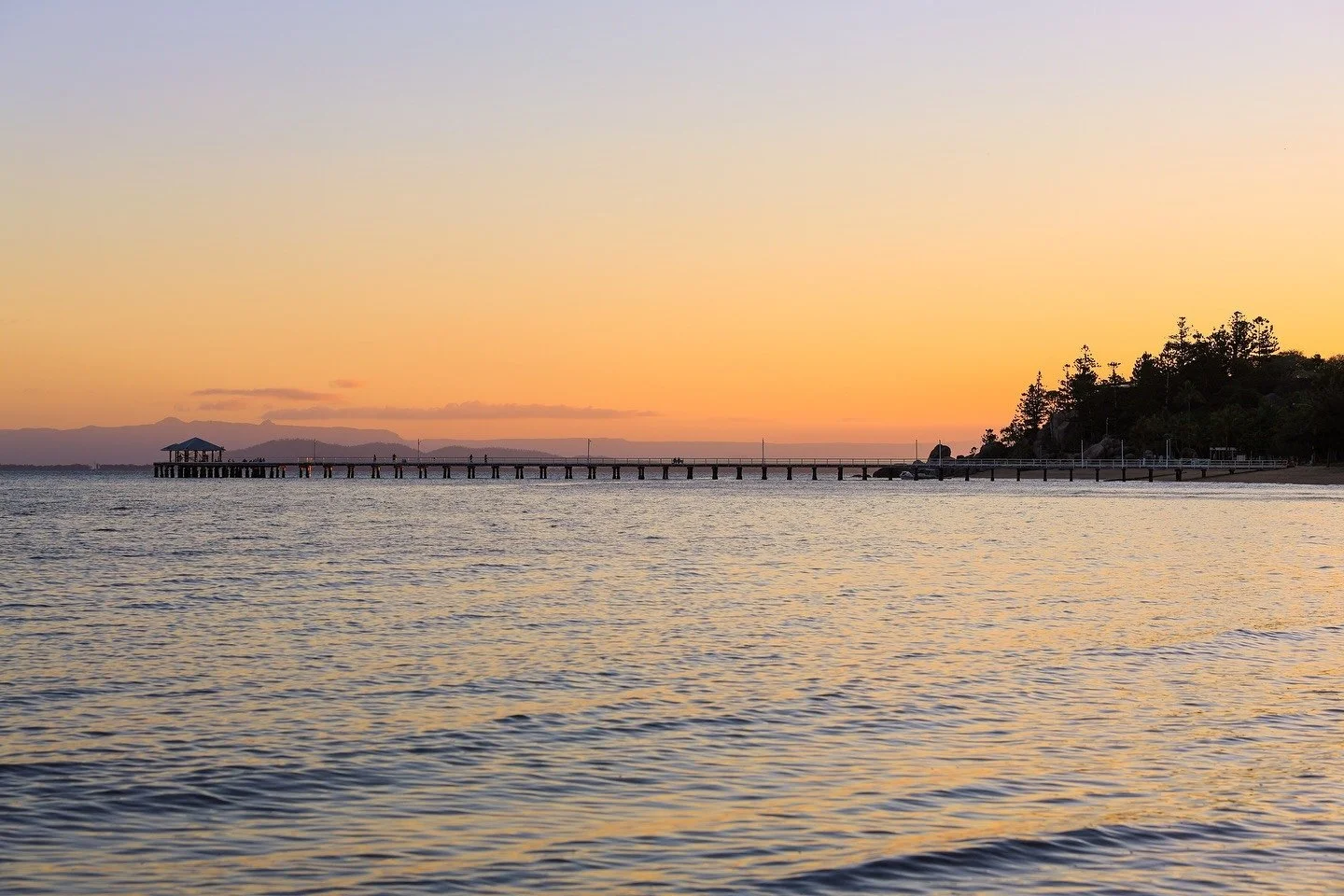Ending the day on a high note 🌅⁠
⁠
A stroll along Picnic Bay jetty, then dinner in the Seasalt Arcade, can&rsquo;t go wrong.⁠
⁠
📷️ travel_isa__⁠
⁠
#thisismagneticisland #upforunexpected #magneticisland #townsvillenorthqueensland #queensland #austra