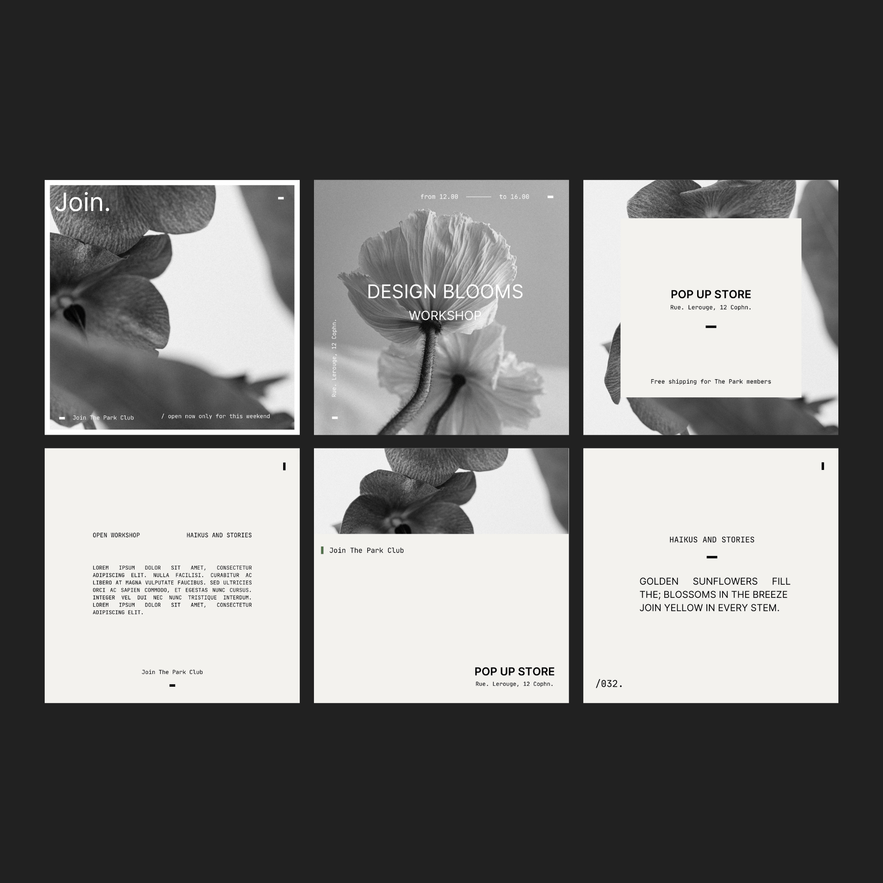 Instagram Template Post Minimalist Design