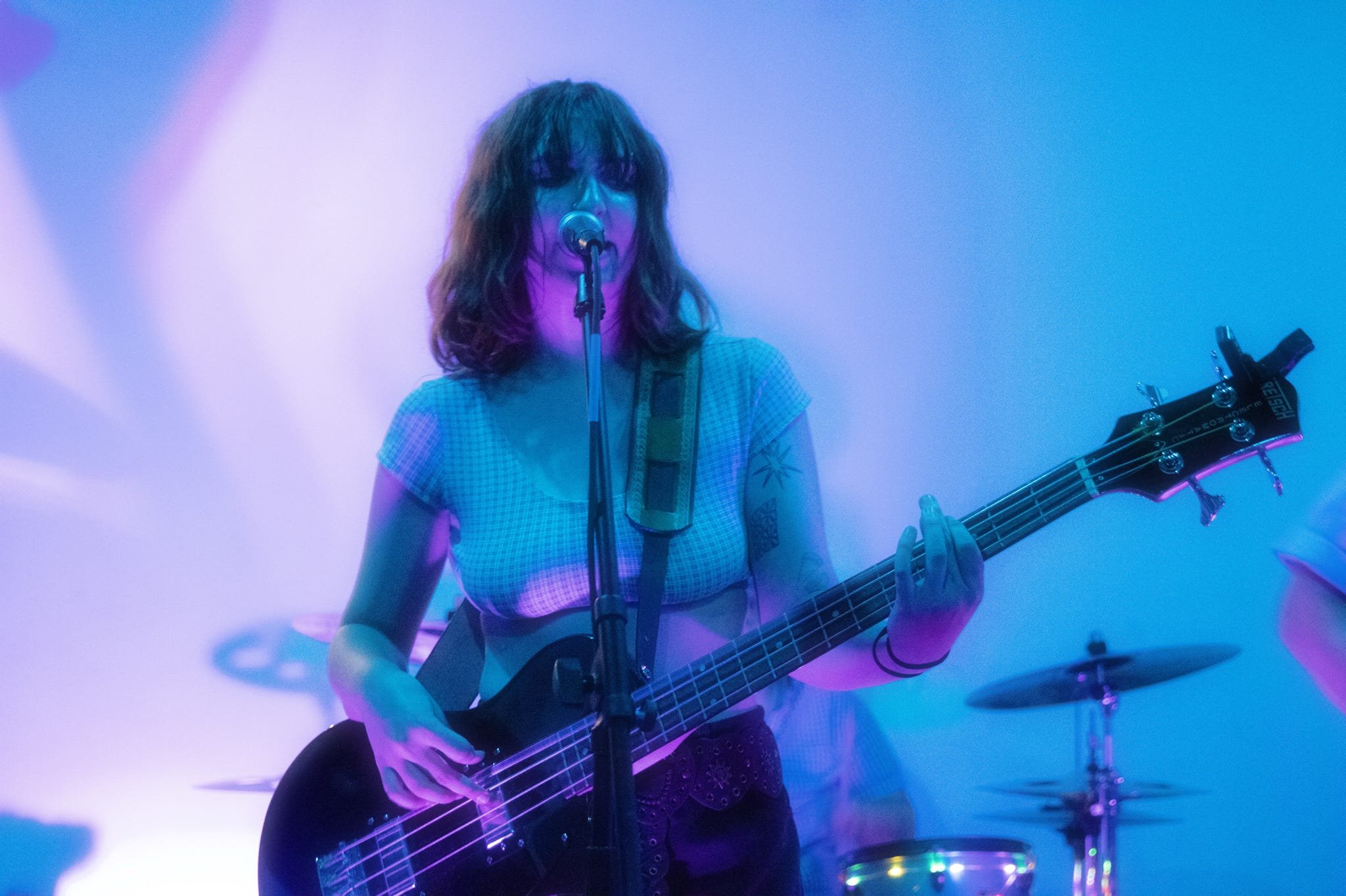 Every bass looks HUGE on Bee. This is a short scale!
Benefit show: Rock camp for girls, nonbinary, and trans youths.
- Noisetown, Tulsa, June 2025
