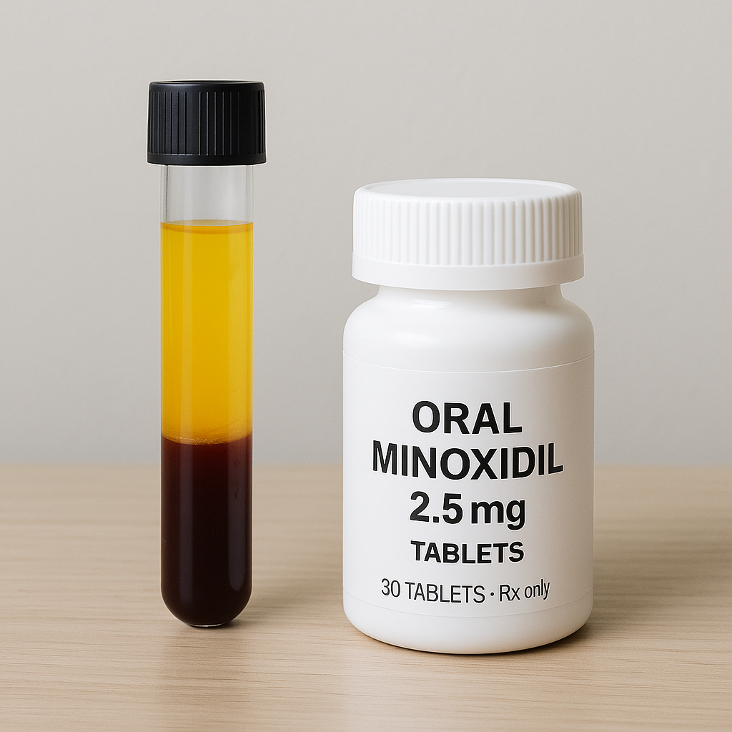 Advanced Hair Loss in a 57-Year-Old Male Treated with PRP, Dutasteride, and Oral Minoxidil in Houston and Katy, TX