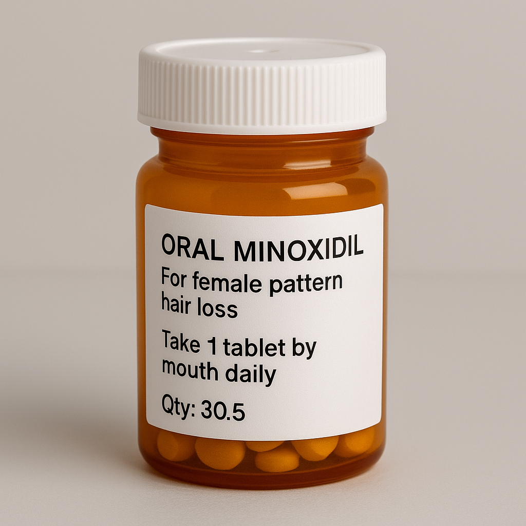 A 27-Year-Old Woman Starts Oral Minoxidil for Female Pattern Hair Loss | Katy &amp; Houston, TX