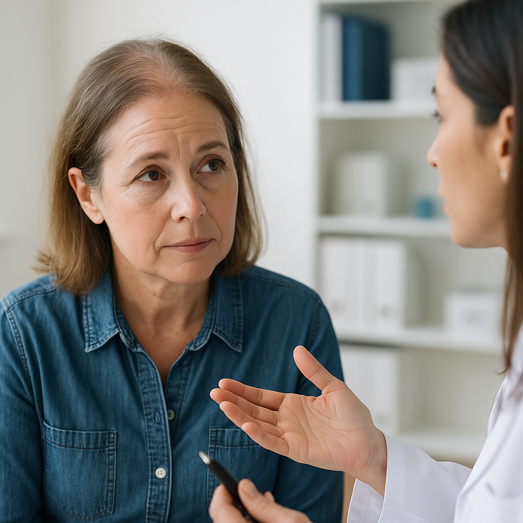 Female Hair Loss in a 51-Year-Old Patient with PCOS and Hormonal Triggers