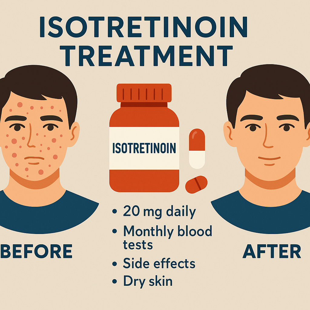 Severe Acne in a 20-Year-Old Male Managed with Isotretinoin in Houston &amp; Katy, Texas