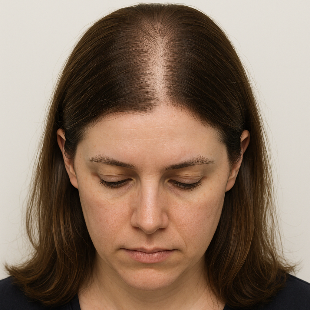 Case Report: Managing Androgenetic Alopecia and Acne in a 39-Year-Old Female