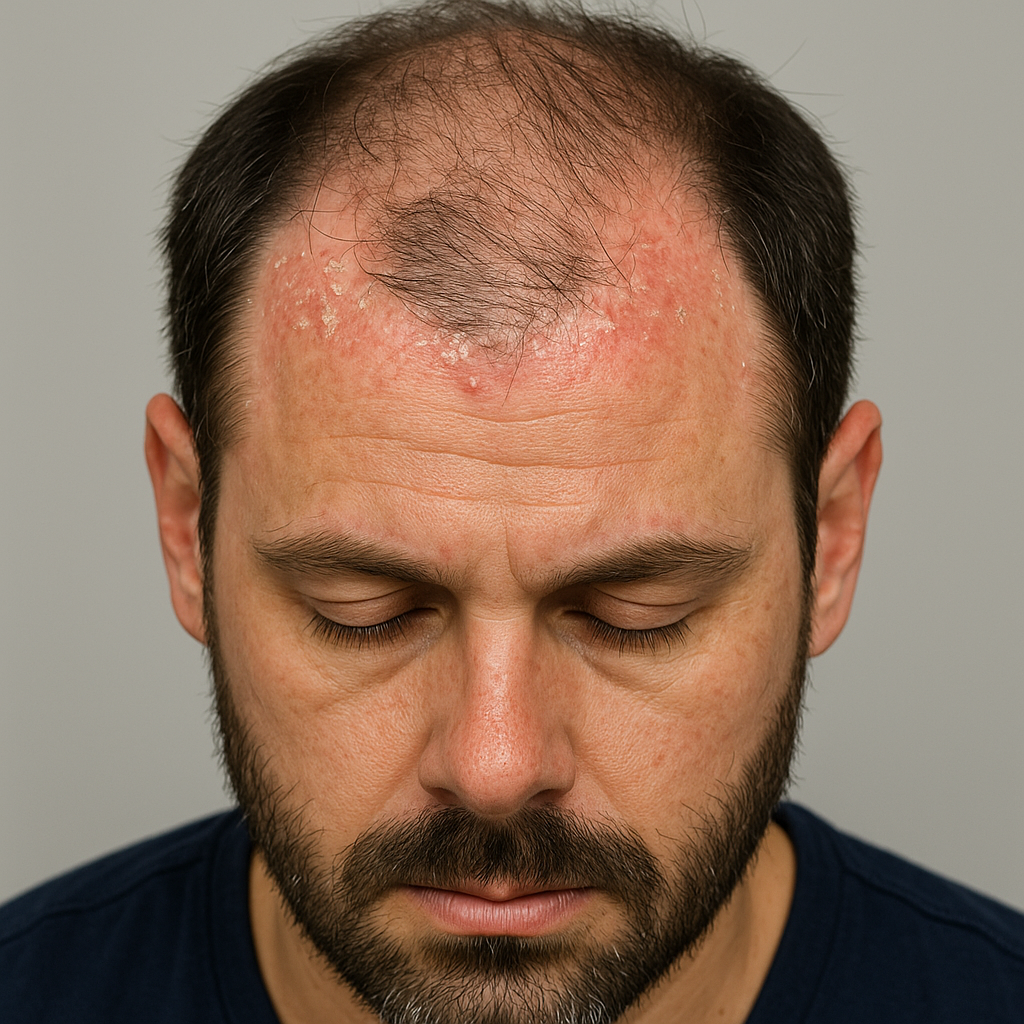 Case Report: Managing Androgenetic Alopecia and Seborrheic Dermatitis in a 37-Year-Old Male