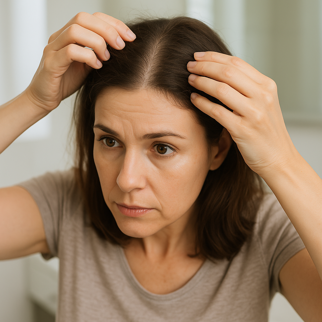 Telogen Effluvium with Underlying Female Pattern Hair Loss: A 41-Year-Old Case in Houston &amp; Katy, Texas