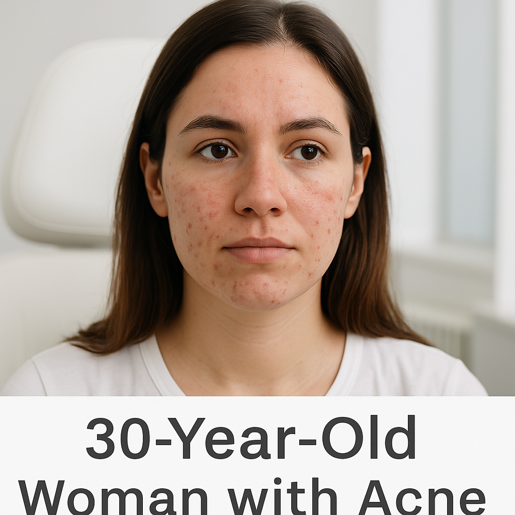 Case Report: 30-Year-Old Female with Persistent Hormonal Acne and Hirsutism