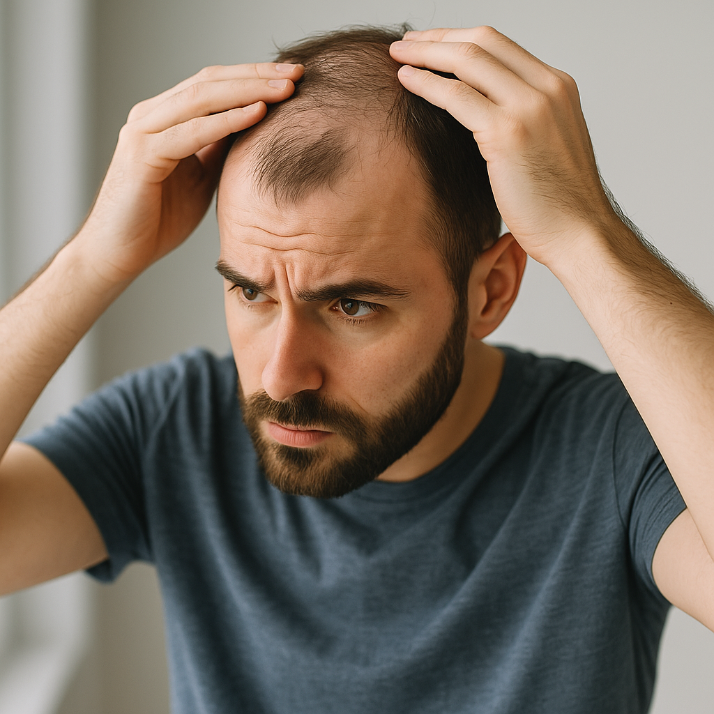 32-Year-Old Male with Advanced Androgenetic Alopecia Optimizes Combination Therapy | Reena Jogi MD Dermatology in Houston &amp; Katy, Texas
