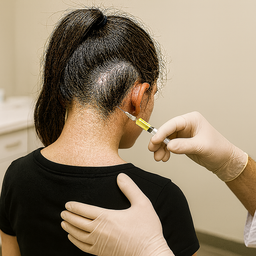 Managing Severe Alopecia Areata in an 18-Year-Old Patient With Ophiasis Pattern Hair Loss