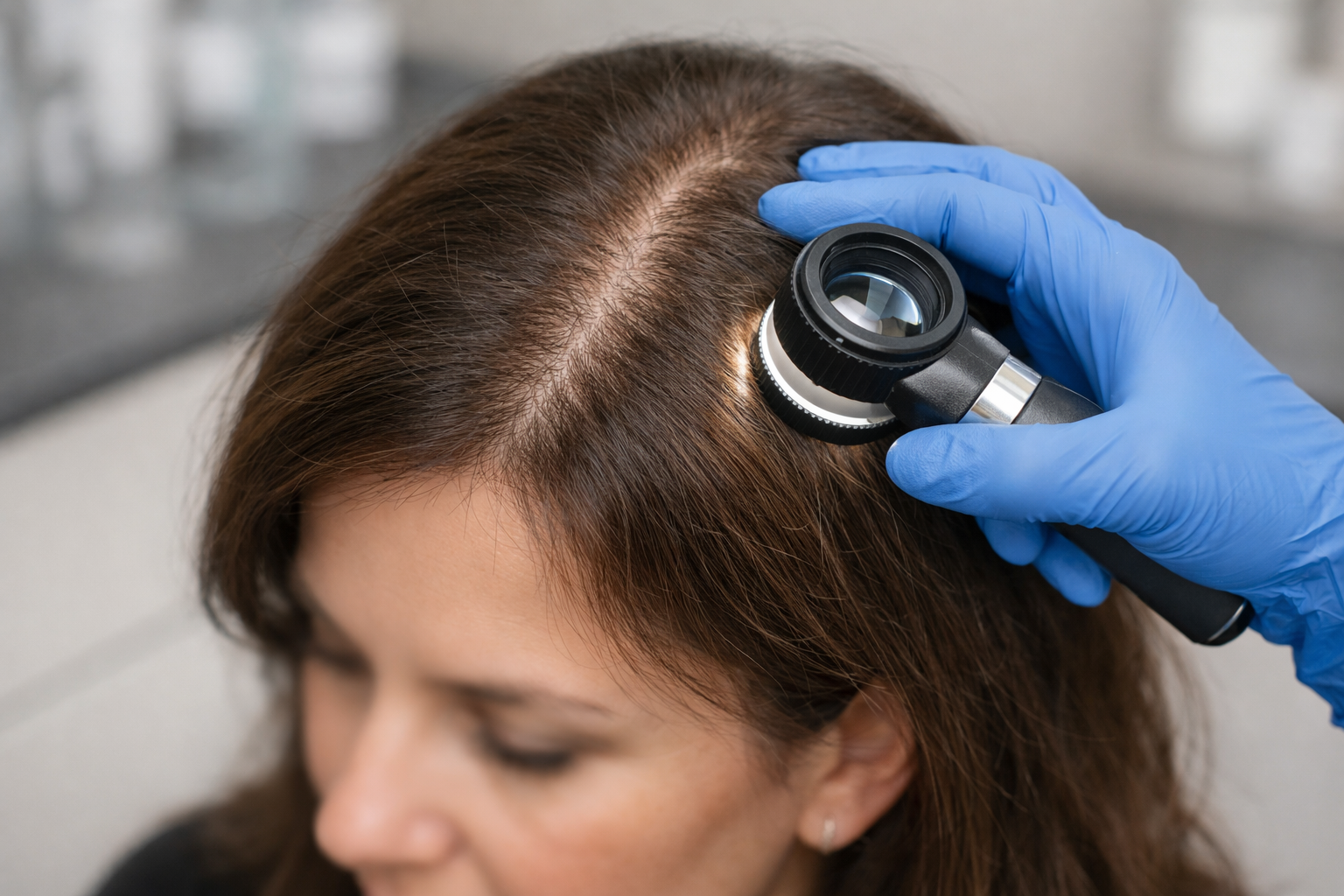 Case Report: Female Pattern Hair Loss and Telogen Effluvium in a 47-Year-Old Woman