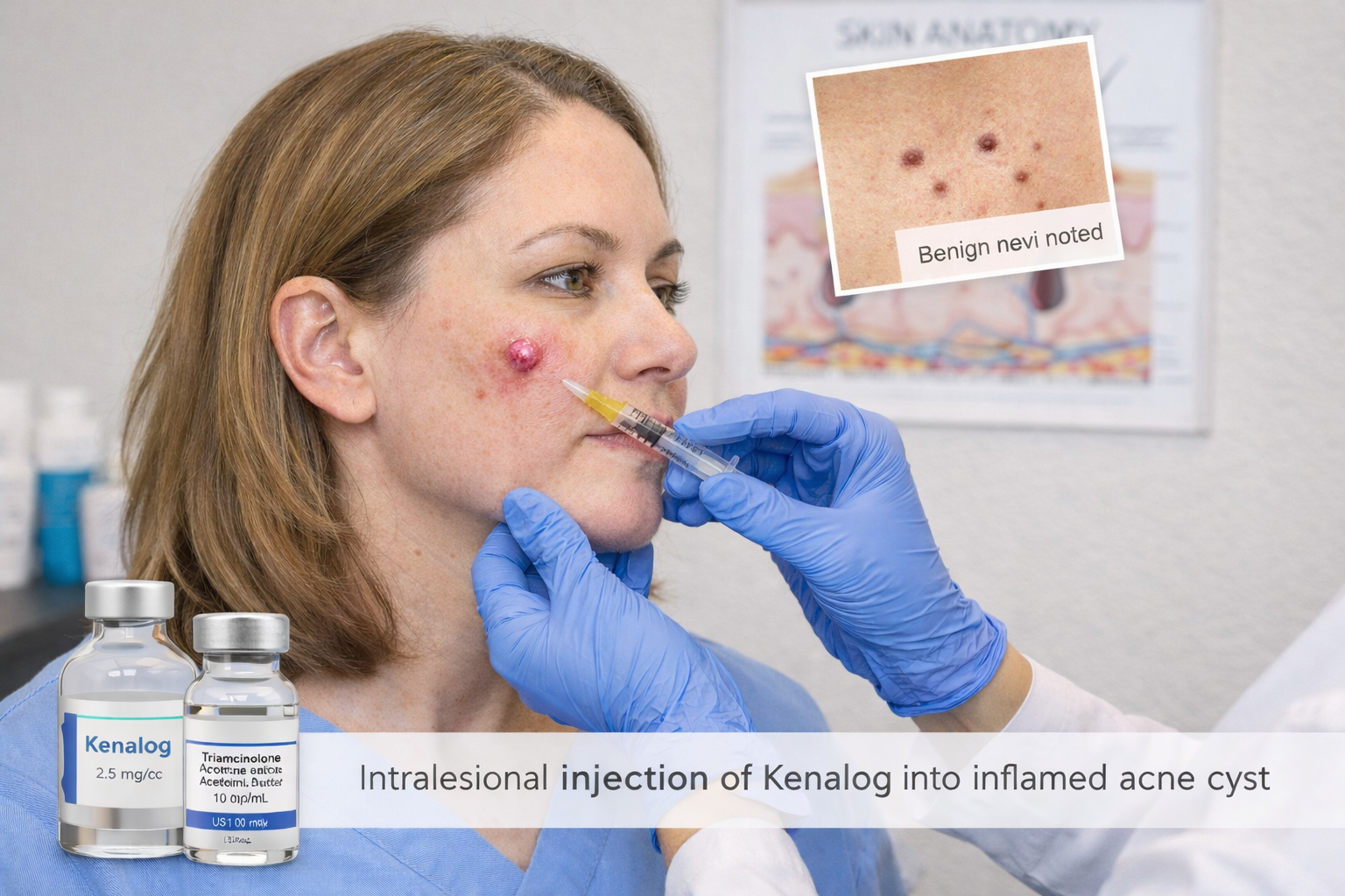 Evaluating a New Facial Growth: Acne Cyst vs Skin Lesion in Katy and Houston, Texas