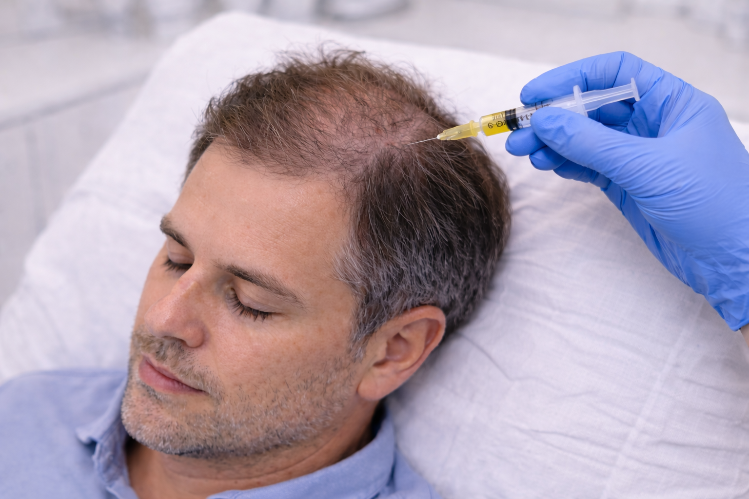 PRP Therapy for Male Pattern Hair Loss