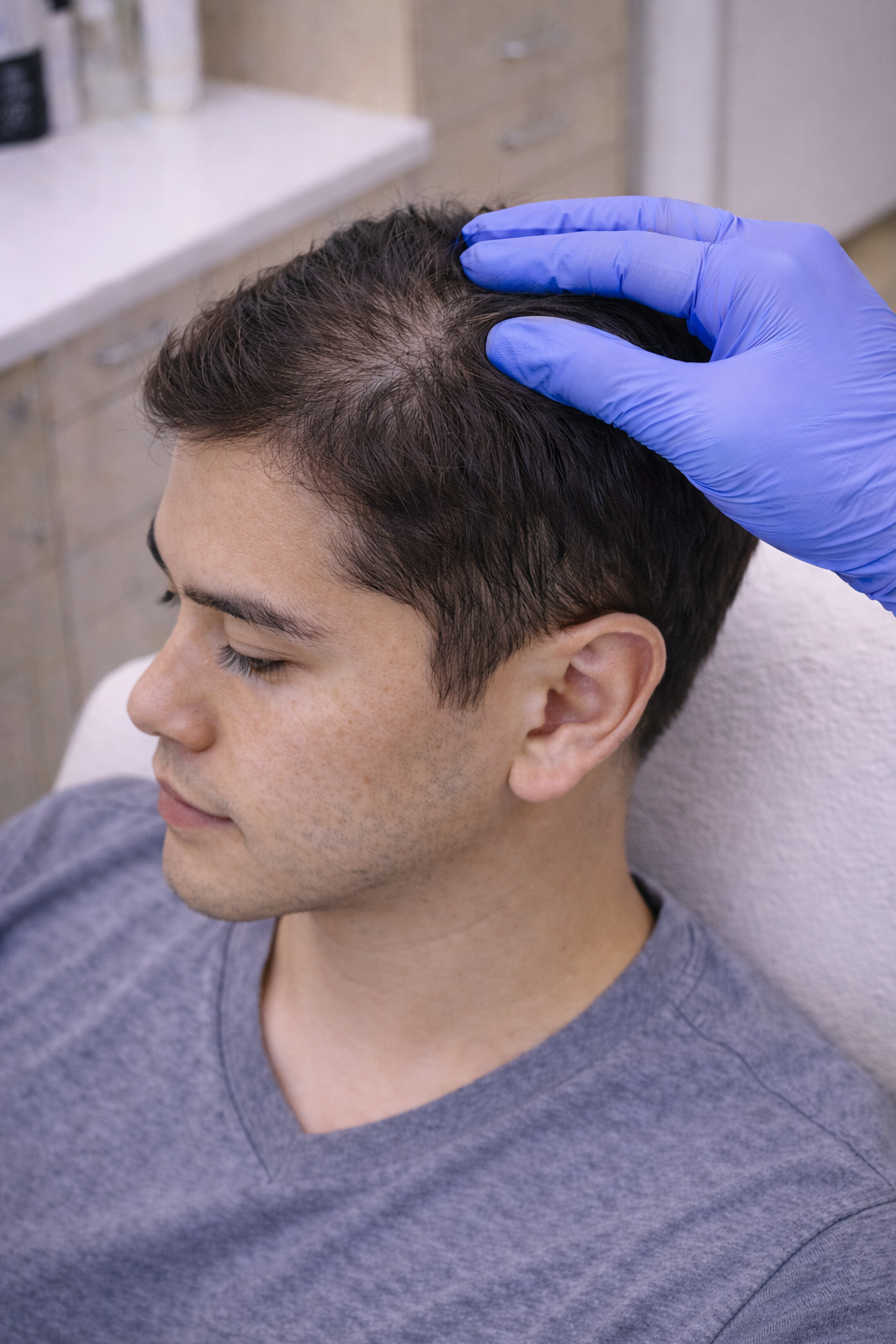 Early-Onset Androgenetic Alopecia in a 25-Year-Old Man: A Case Report from Katy &amp; Houston, Texas