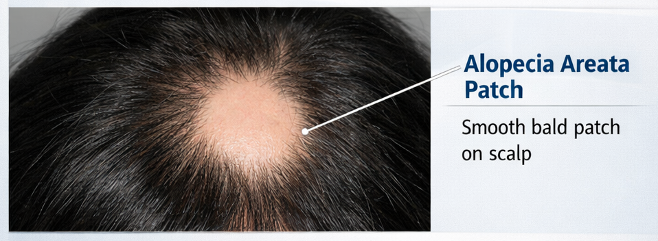 “Why Did I Suddenly Develop a Patch of Hair Loss on My Scalp?”