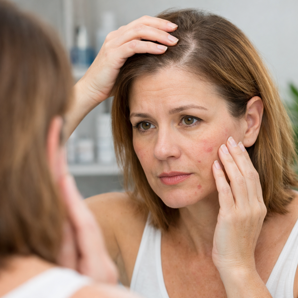 “Why Is My Acne Finally Getting Better… But Now I’m Losing Hair?”