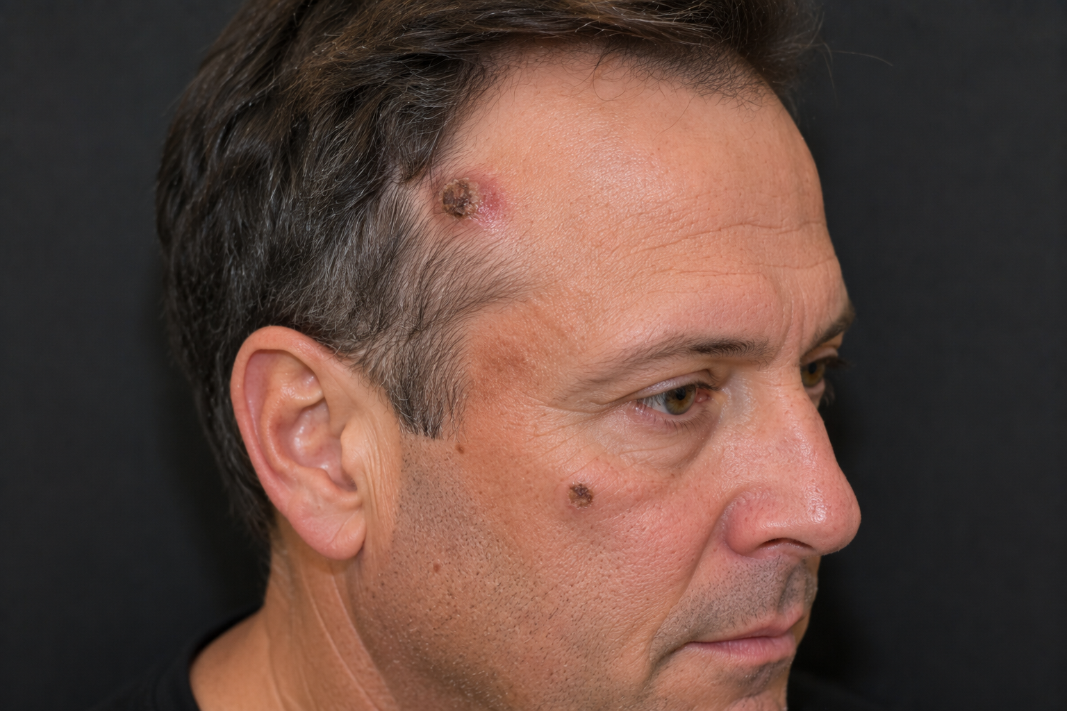 "What Are These Rough, Crusty Bumps on My Scalp and Cheek, and Do I Need to Worry?"