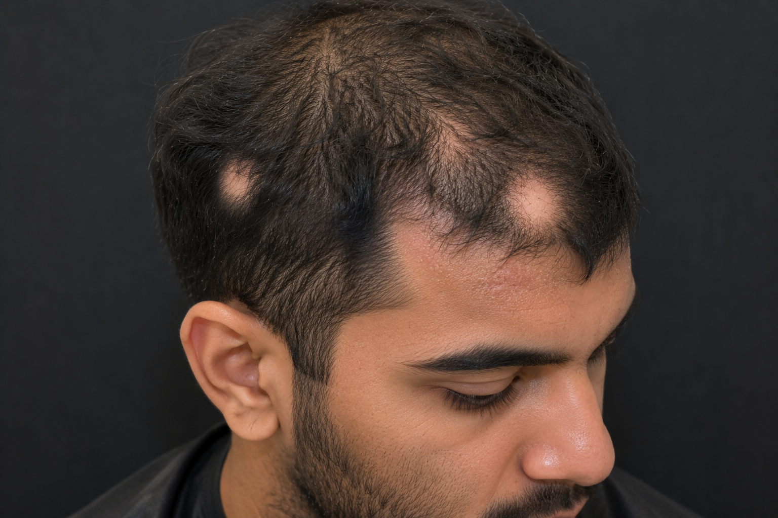 "Why Do I Have Sudden Bald Spots, Diffuse Thinning, and an Itchy Scalp All at the Same Time?"