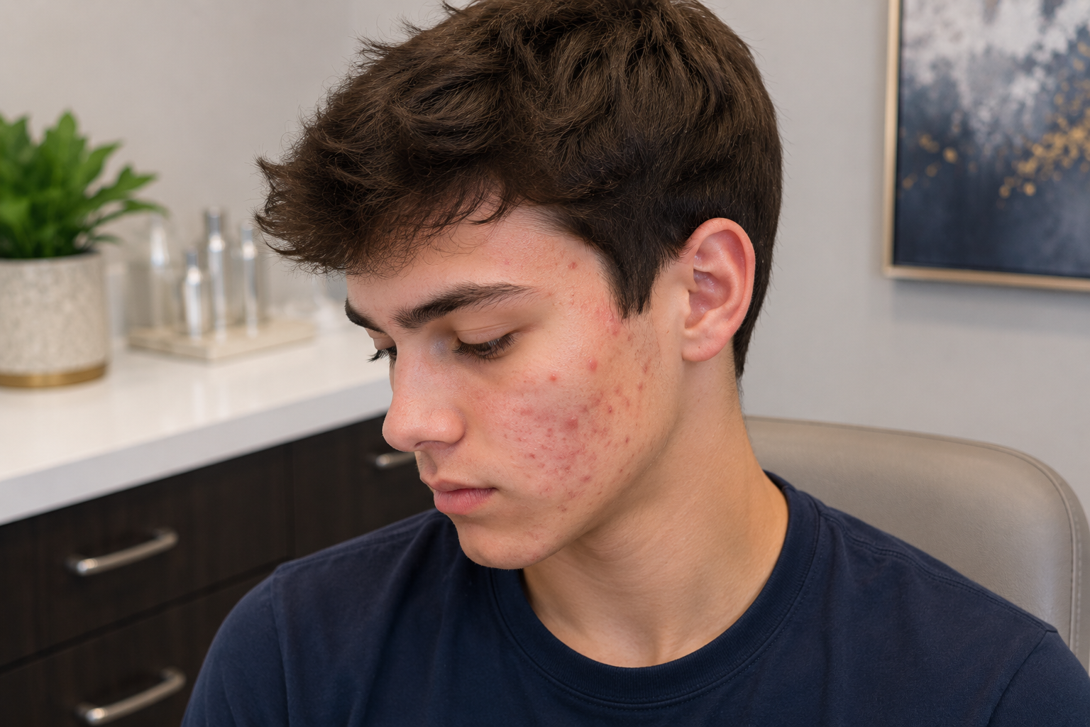 "I'm in my third month of Accutane and my acne is suddenly breaking out again. Is the medication failing me?"