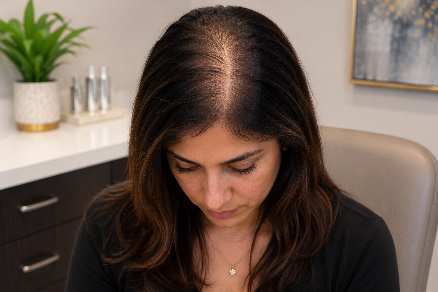 "I've been taking biotin for years but my hair is still thinning. Is it time to switch to a prescription treatment?"