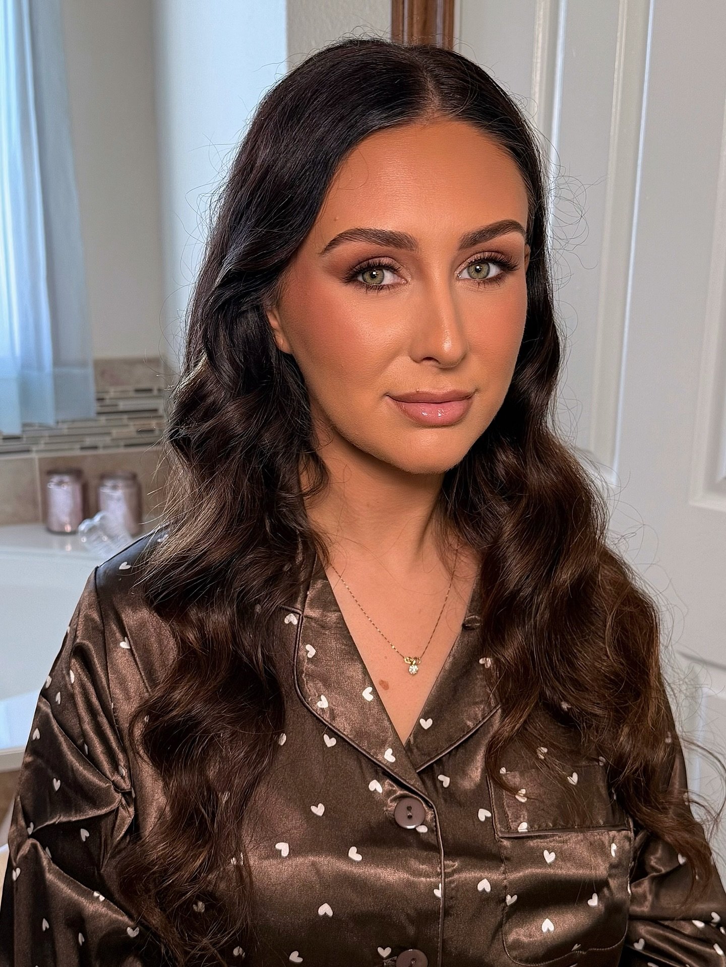 Bridesmaid glam 🔥🤎 so beautiful @trisrae