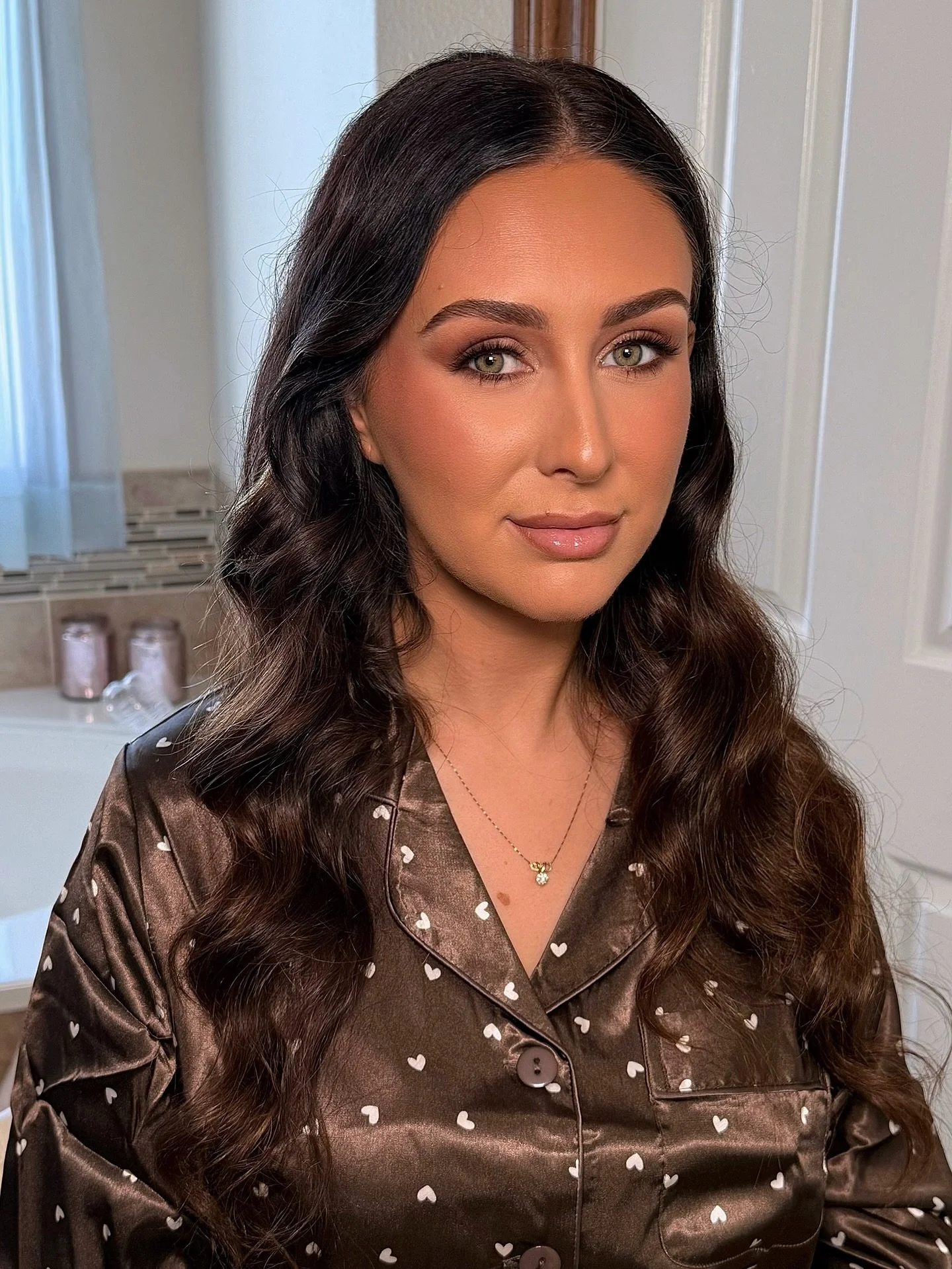 Bridesmaid glam 🔥🤎 so beautiful @trisrae