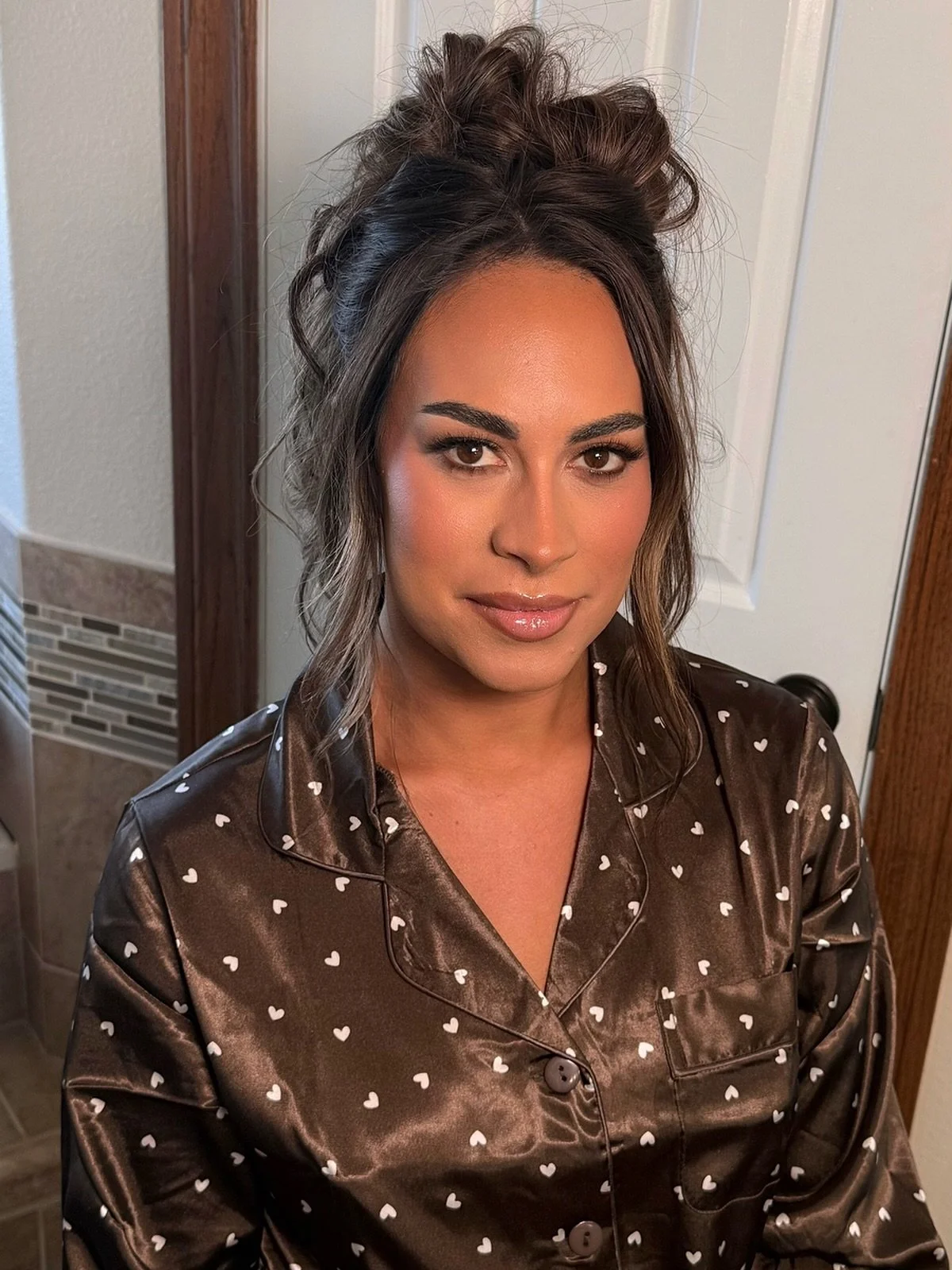 Bridesmaid glam 😍🤎 stunning @chesnirichelle