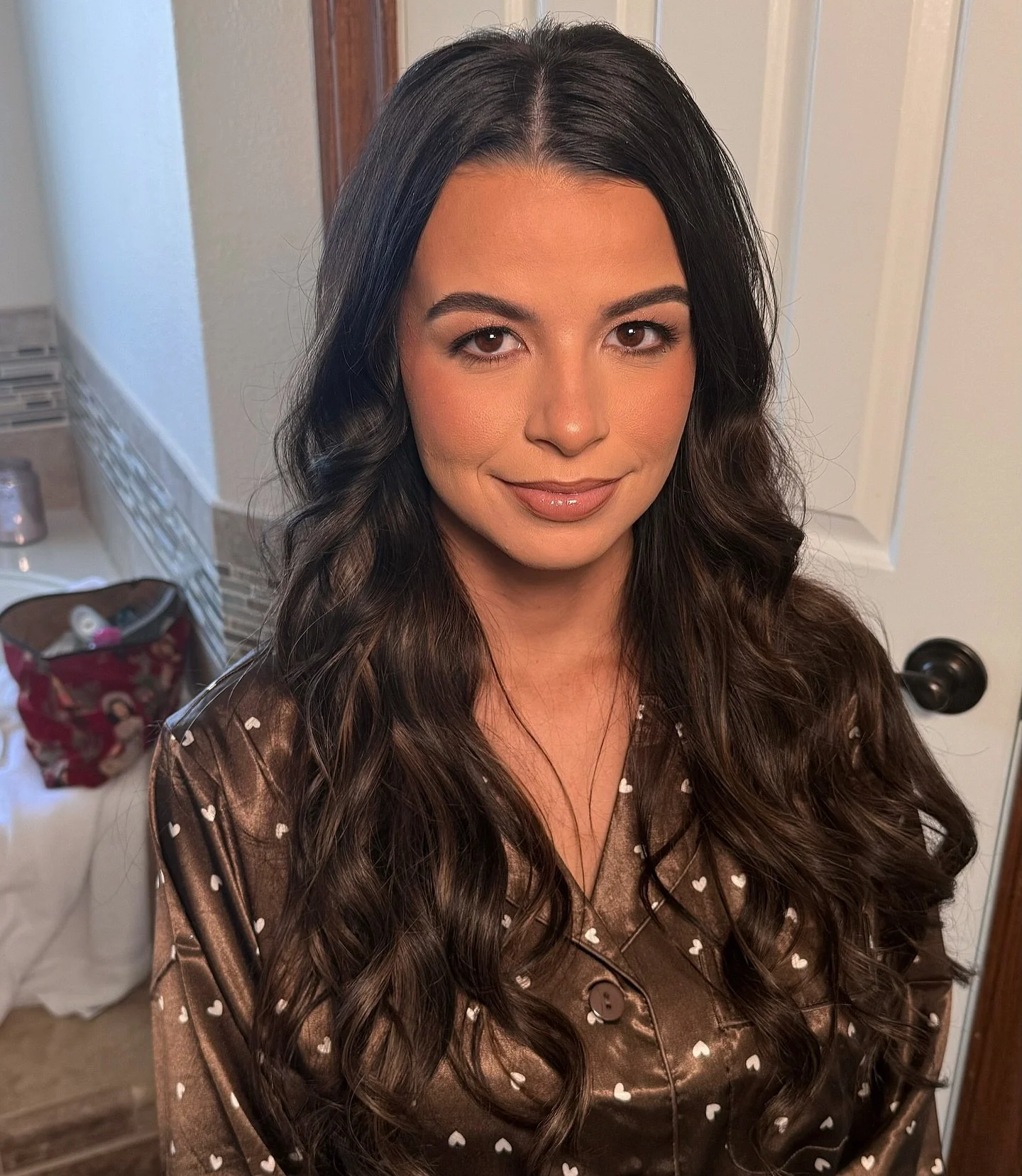 Bridesmaid makeup 🫶🏼 the hair queen @createdby.kylie