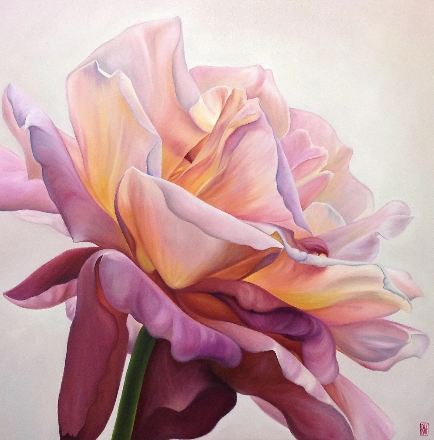 Chicago Peace Rose by ROBYN MARKEY ART
