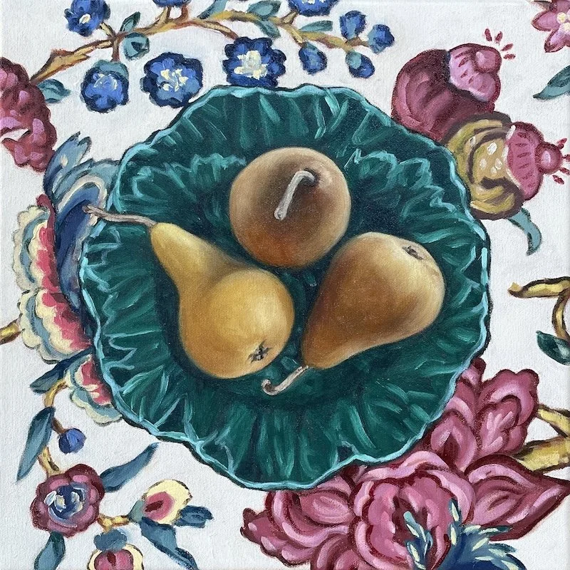 Vintage Majolica, Sanderson & Beurre Bosc Pears