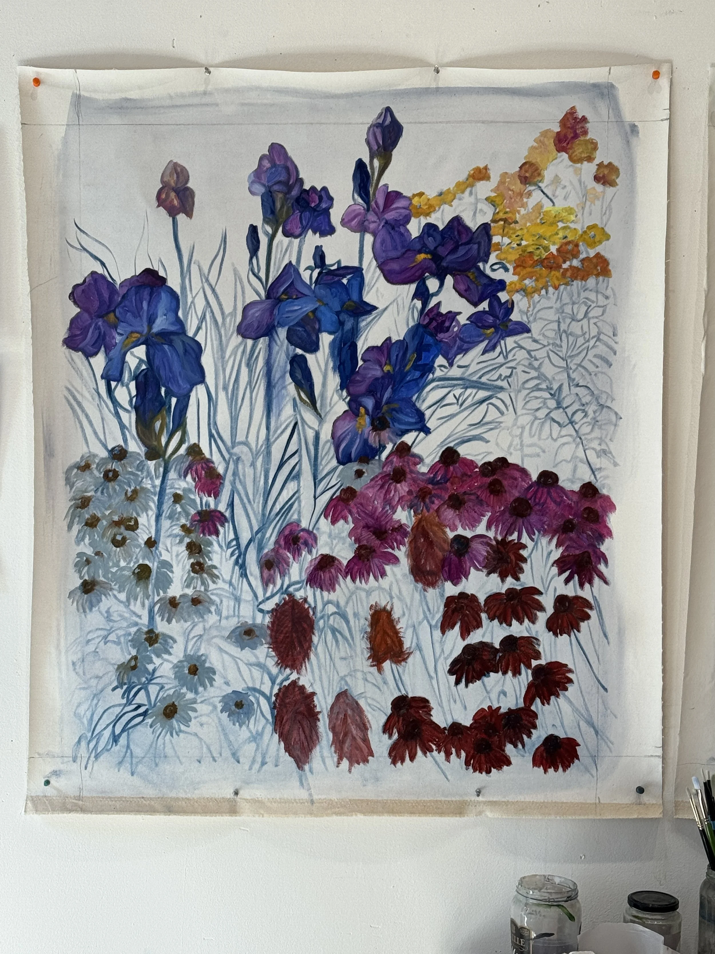 Panel 1 Underpainting