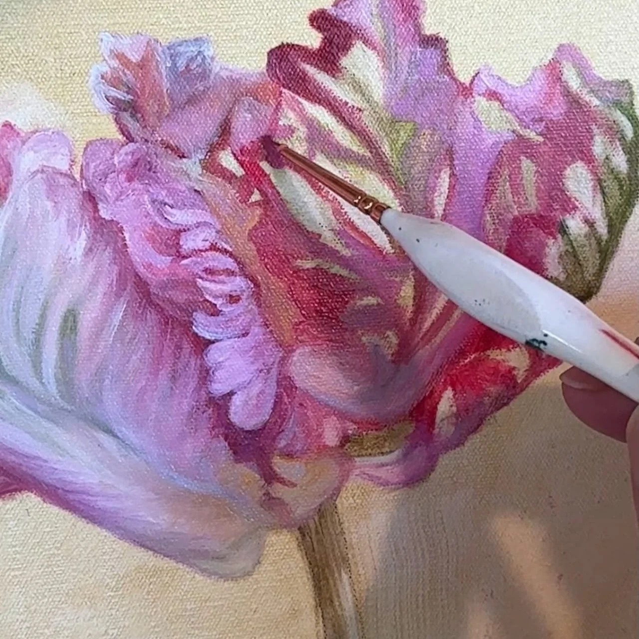 From blank canvas to finished painting: My full process