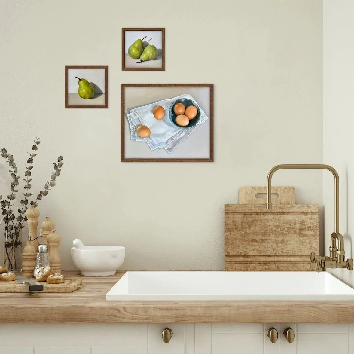 Eggs & Pears Fine Art Print Bundle | 3-pieces