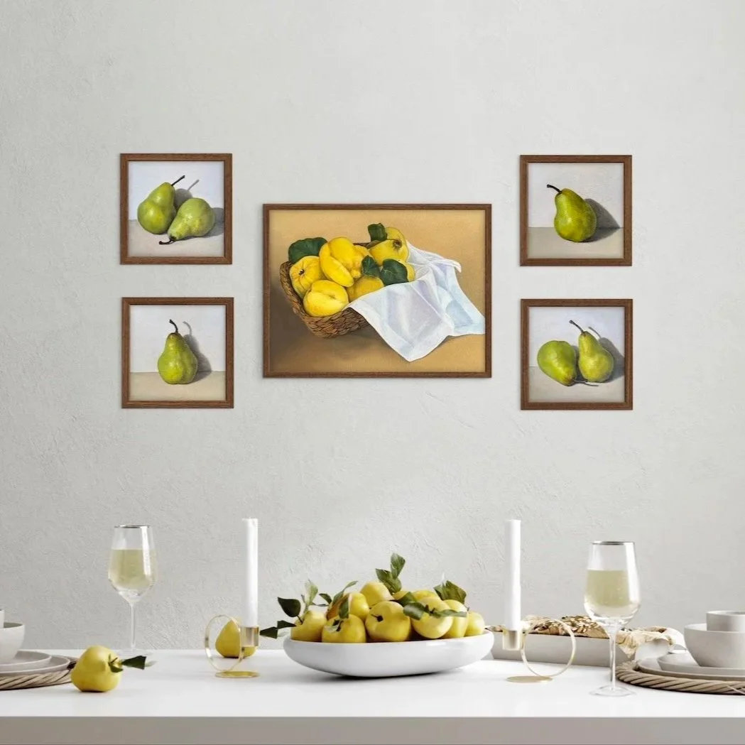 Quince & Pears Fine Art Print Bundle | 5-pieces