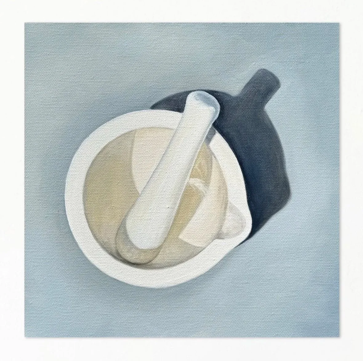 White Mortar & Pestle