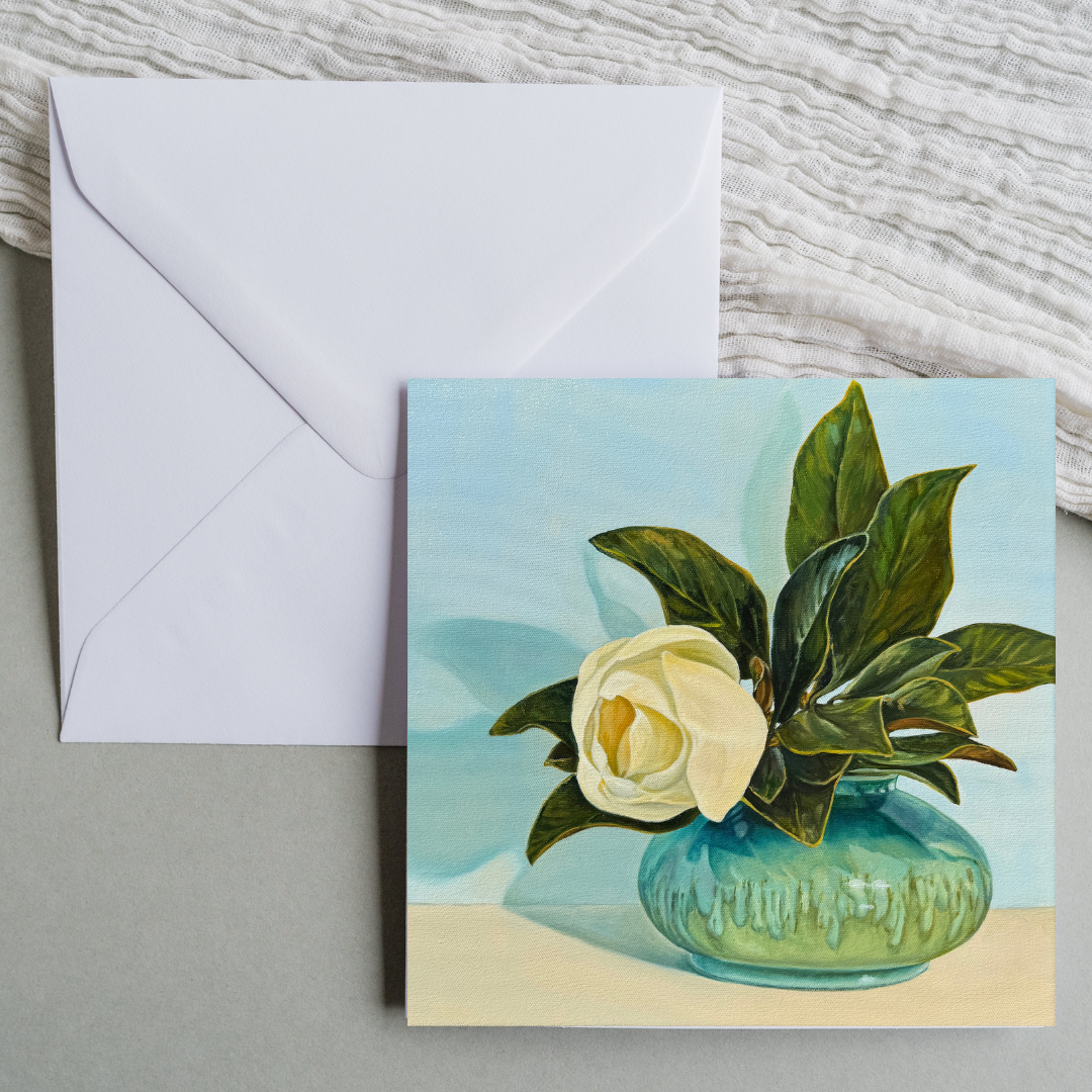 Magnolia Bud Greeting Card