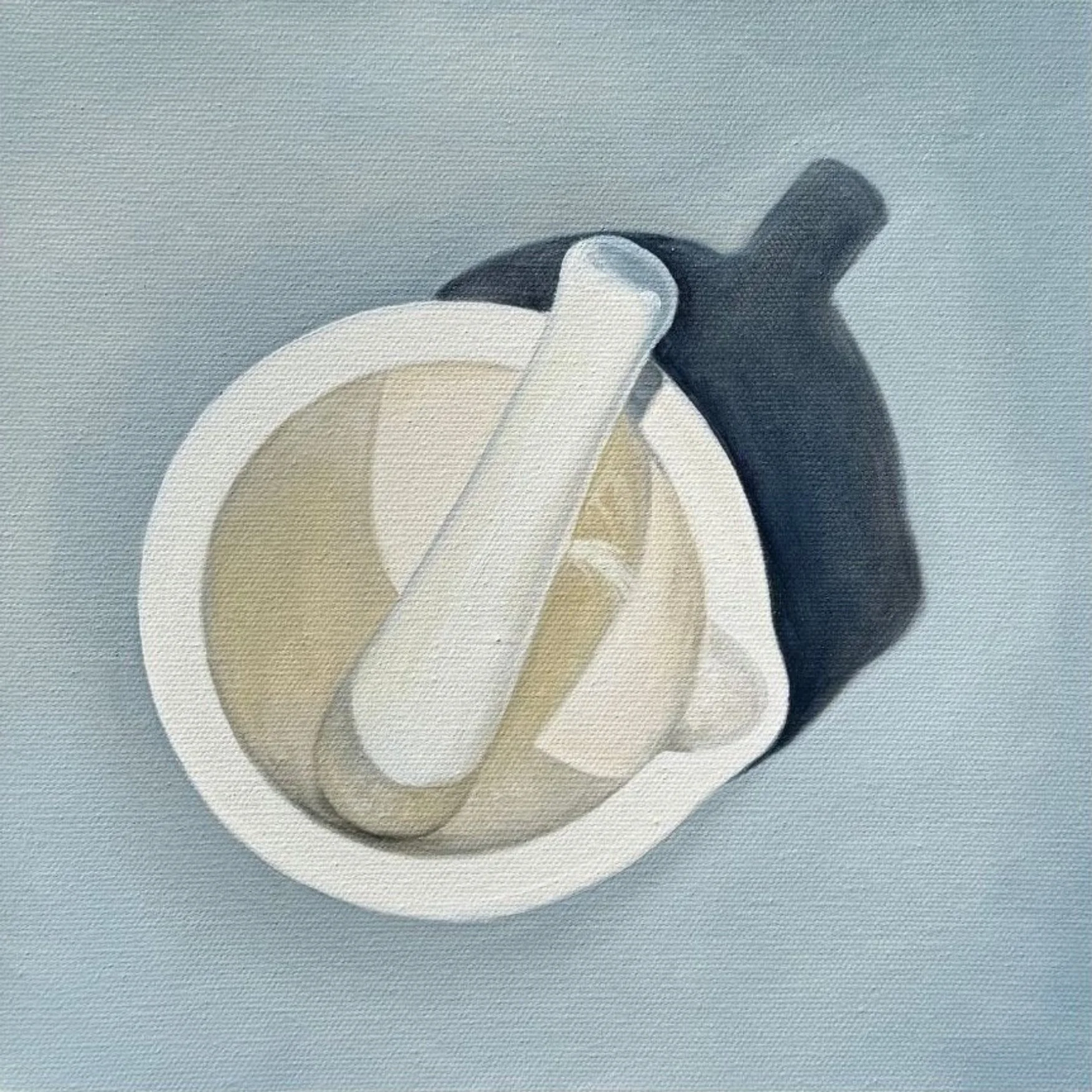 White Mortar & Pestle