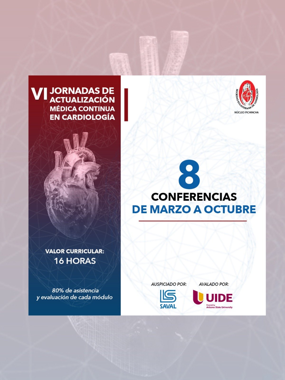 VI JORNADAS DE ACTUALIZACIÓN MÉDICA CONTINUA EN CARDIOLOGÍA