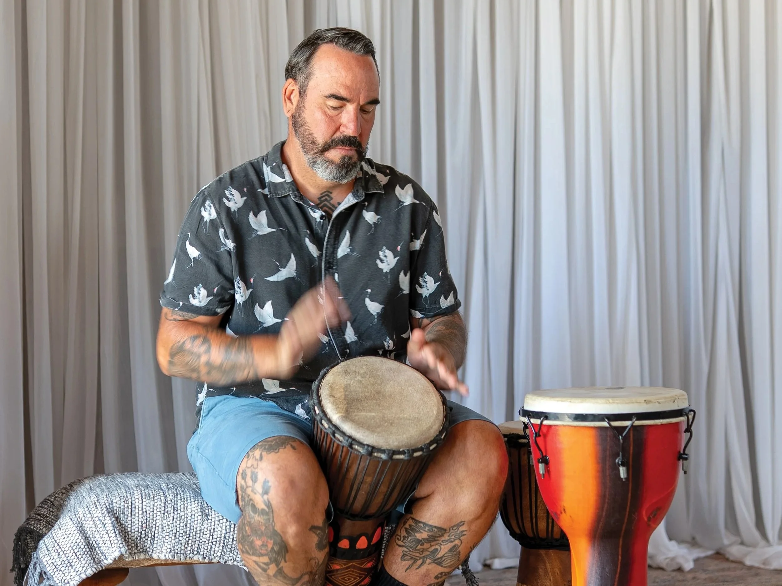 Deep Blue Drum Circle