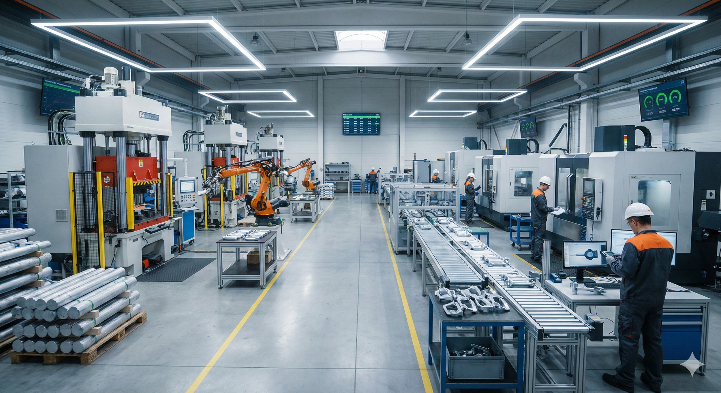 fábrica de producción de manivelas para tomas de fuerza de camiones