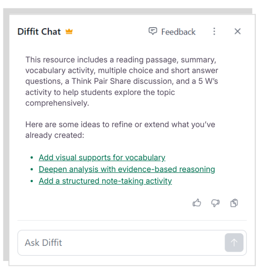 Diffit Chat — Diffit