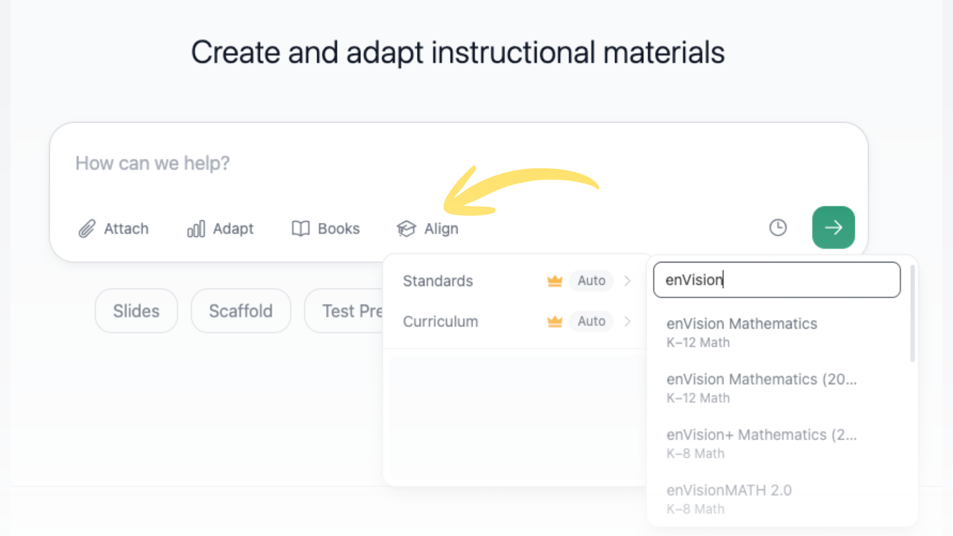 Your Curriculum, Built In