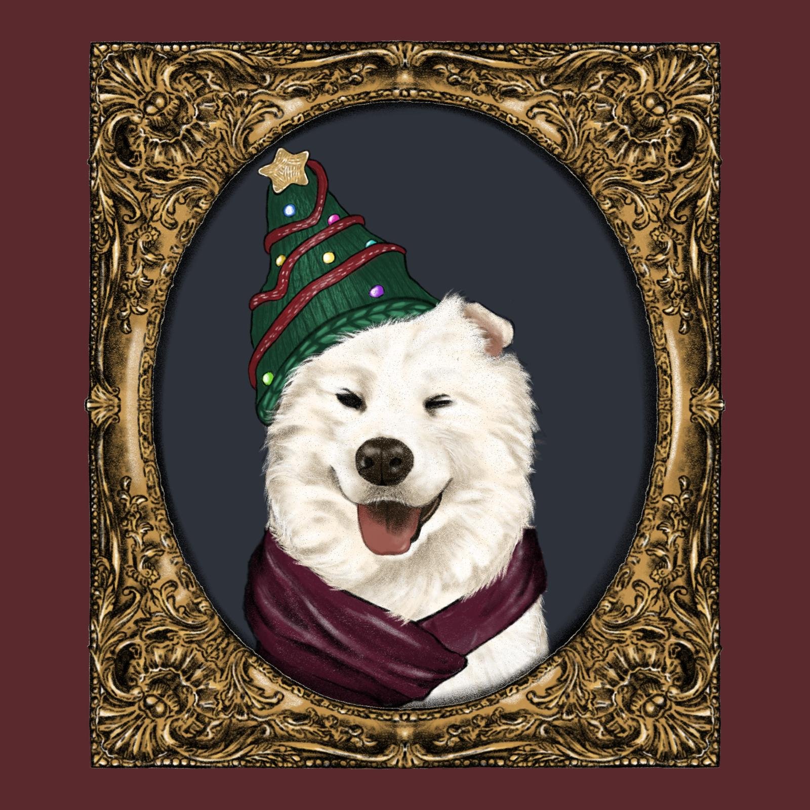 digital pet portrait