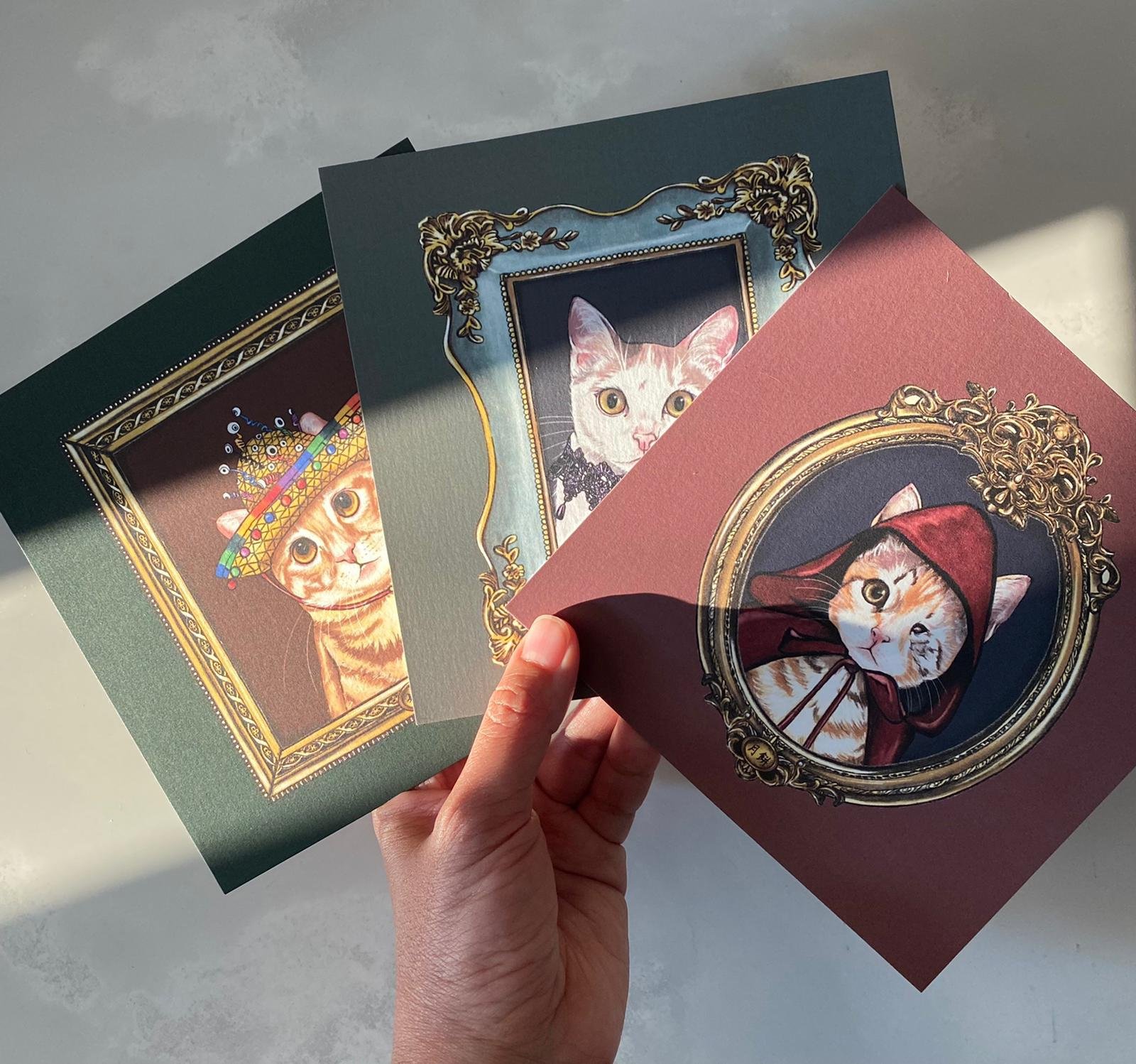single pet portrait print