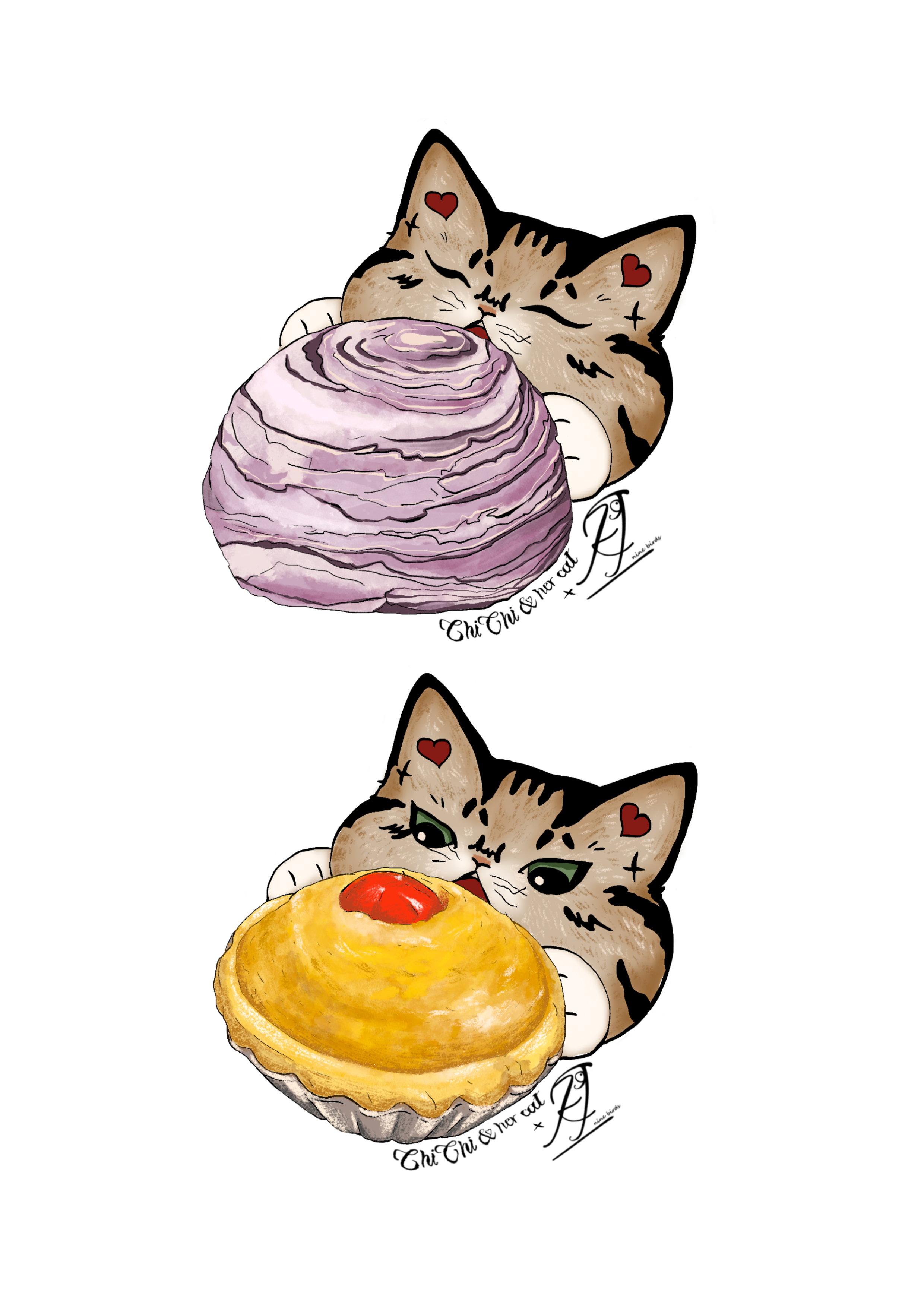 illustration for making keychain